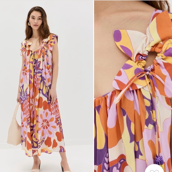 NWT Farm Rio Dress Sz L - Picture 1 of 4